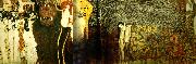 Gustav Klimt beethovenfrisen France oil painting artist